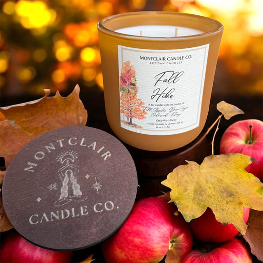 "Fall Hike" Luxe Olive Coconut Wax Candle | 11 oz