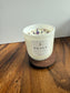 "Balance" Crystal Intention Candle  | Eucalyptus Mint, Bergamot Scented | Olive Wax Blend | 11oz