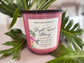 Bright Tropical Mornings Summer Candle | Pink Dragonfruit, Lychee & Brazilian Jasmine | Olive Coconut Wax | Montclair Candle Co.   |  11 oz