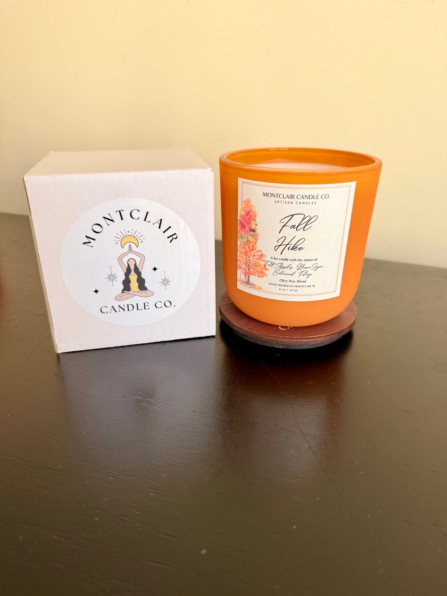"Fall Hike" Luxe Olive Coconut Wax Candle | 11 oz