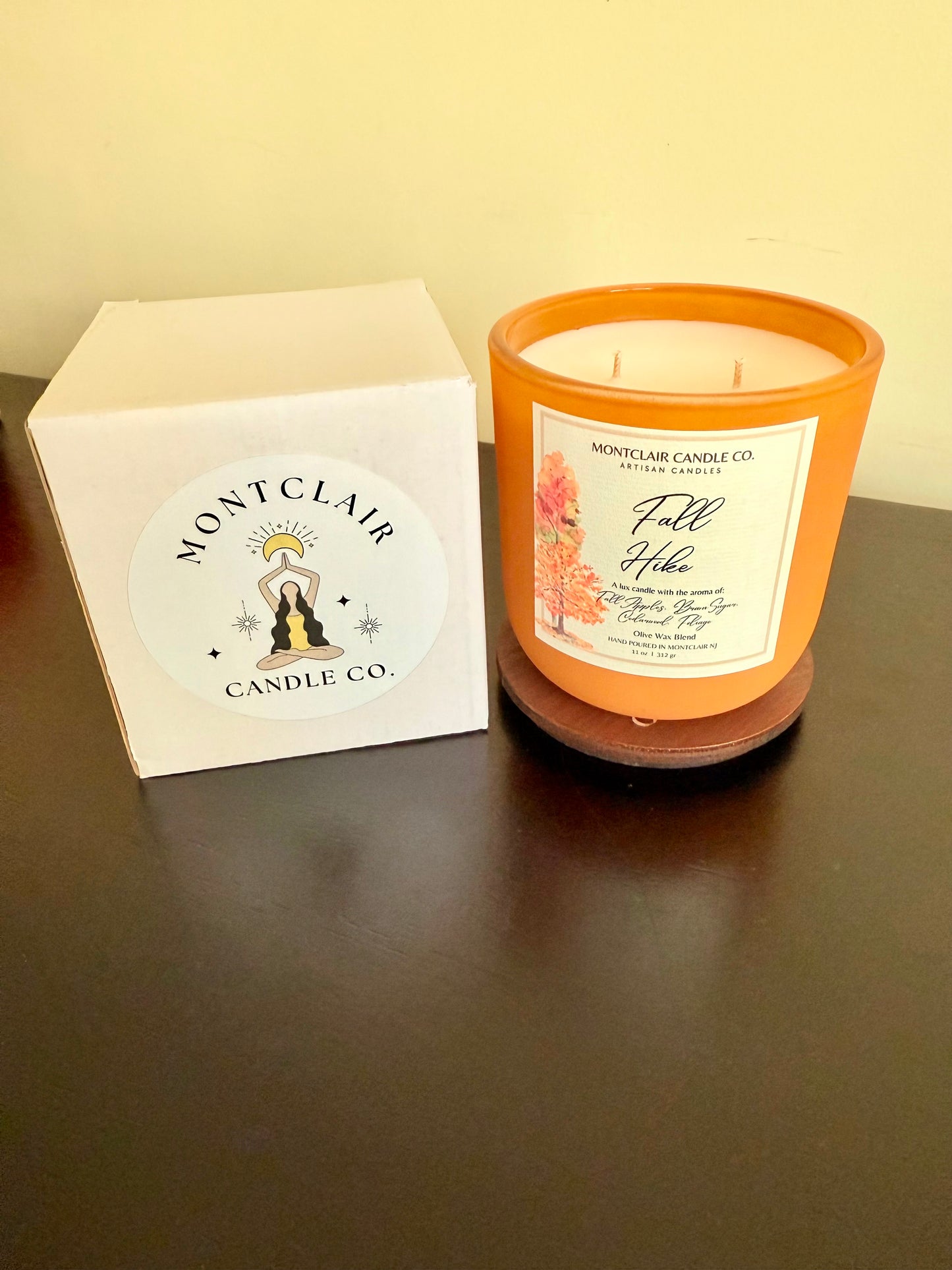 "Fall Hike" Luxe Olive Coconut Wax Candle | 11 oz