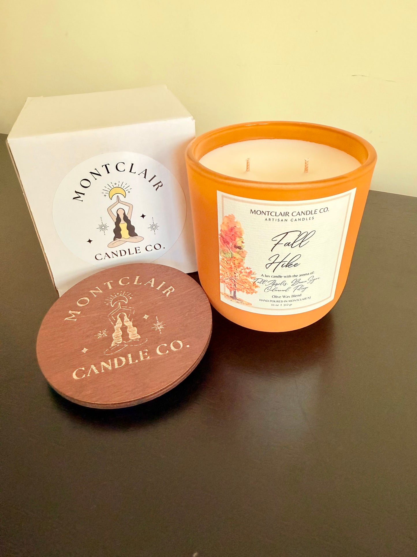 "Fall Hike" Luxe Olive Coconut Wax Candle | 11 oz