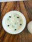 "Good Luck" Crystal Intention Candle | Green Clover and Aloe Scented Candle |Olive Wax Blend | 11oz