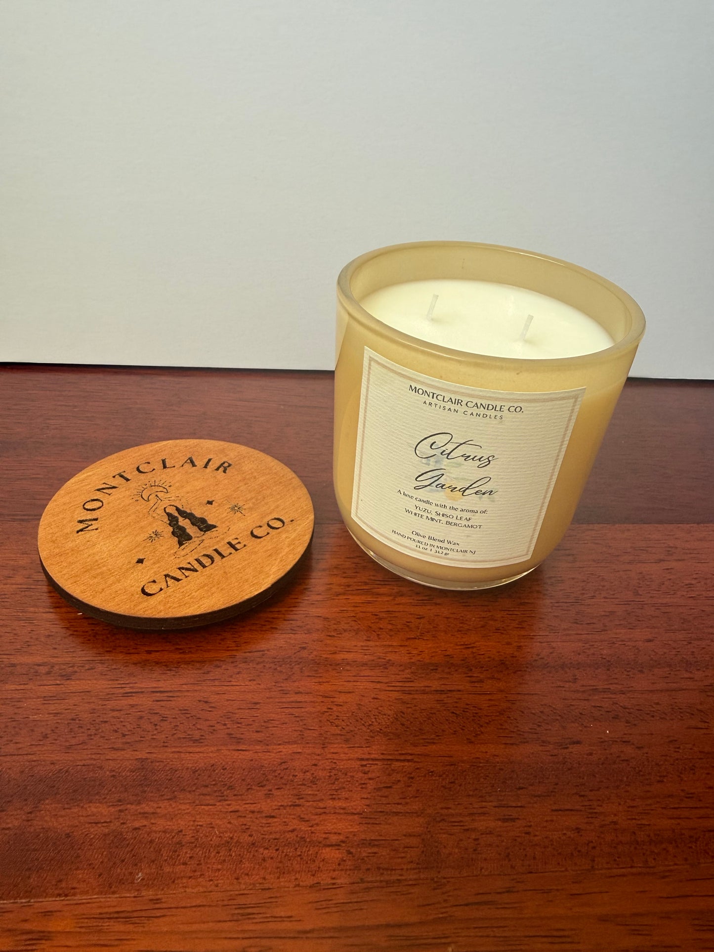Japanese Citrus Garden Summer Candle | Ponzu Citrus & Shiso | Olive Coconut Wax | Montclair Candle Co.| 11 oz