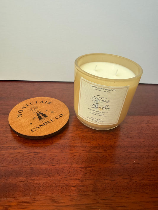 Japanese Citrus Garden Summer Candle | Ponzu Citrus & Shiso | Olive Coconut Wax | Montclair Candle Co.| 11 oz