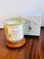 "Garden Healing Tea" Luxe Aromatherapy Candle | Olive  Wax  Blend  | 11 oz