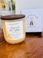 "Honeycomb & Tobacco Blossom" Scented  Luxe Aromatherapy Candle | Olive Blend Wax | Summer Limited Edition11 oz