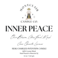 "Inner Peace" Crystal Intention Candle | Olive Blossom Scent  | Olive Wax Blend | 11oz