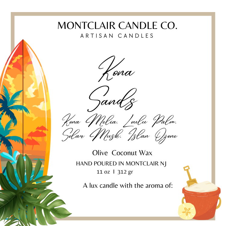 "Hawaiian Forest" Luxe Aromatherapy Candle | Olive Wax Blend | Summer Limited Edition | 11 oz