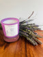 Lavender "Bedtime Bliss" Luxe Aromatherapy Candle  | Olive Wax Blend  | 11oz