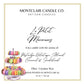 "Le Petit Macarons" Scented  Luxury Aromatherapy Candle | Almond, Vanilla, Pistachio Sceented Candle |  Vegan Candle | Spring Limited Edition Candle | 11 oz