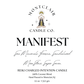 Label for Manifest Candle