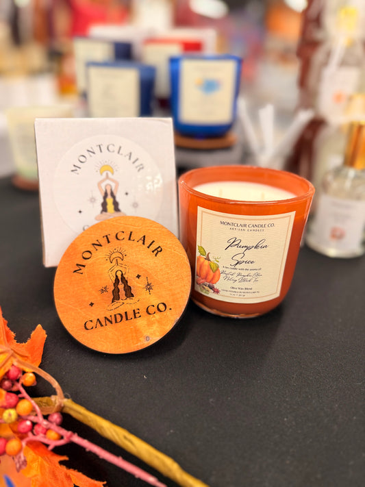 "Pumpkin Spice" Luxe Olive Coconut Wax Candle | 11 Oz