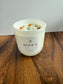 "Renewal" Crystal Intention Candle  | White Tea, Lemon, Fresh Scented | Olive Wax Blend| 11oz