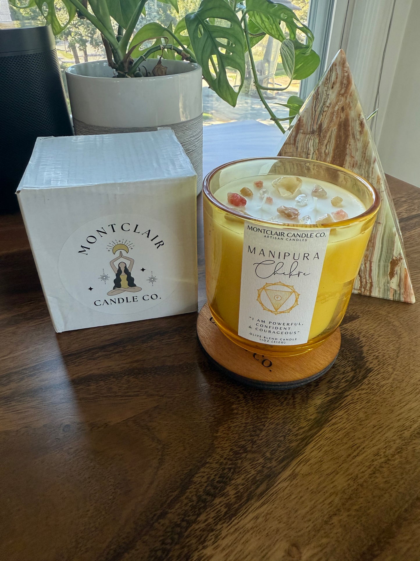 Solar Plexus Chakra Healing Candle