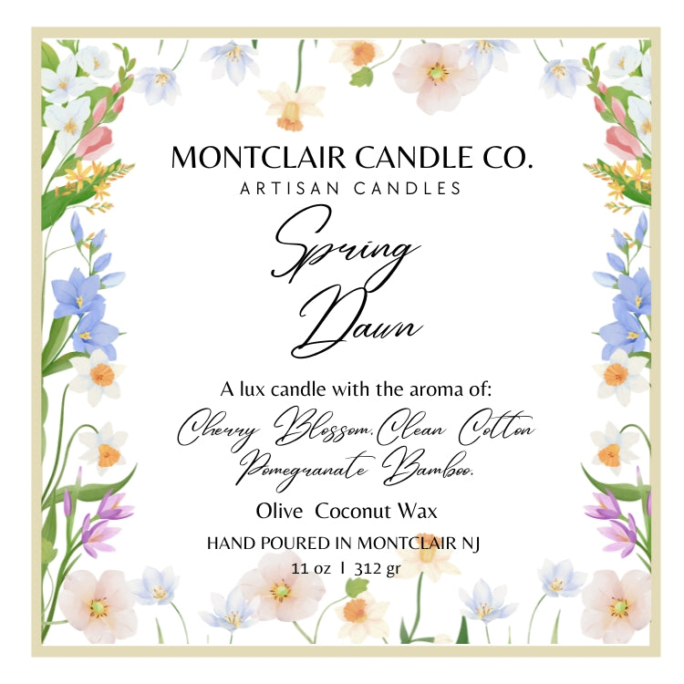 Spring Morning_Spring Limited Edition Candle Label
